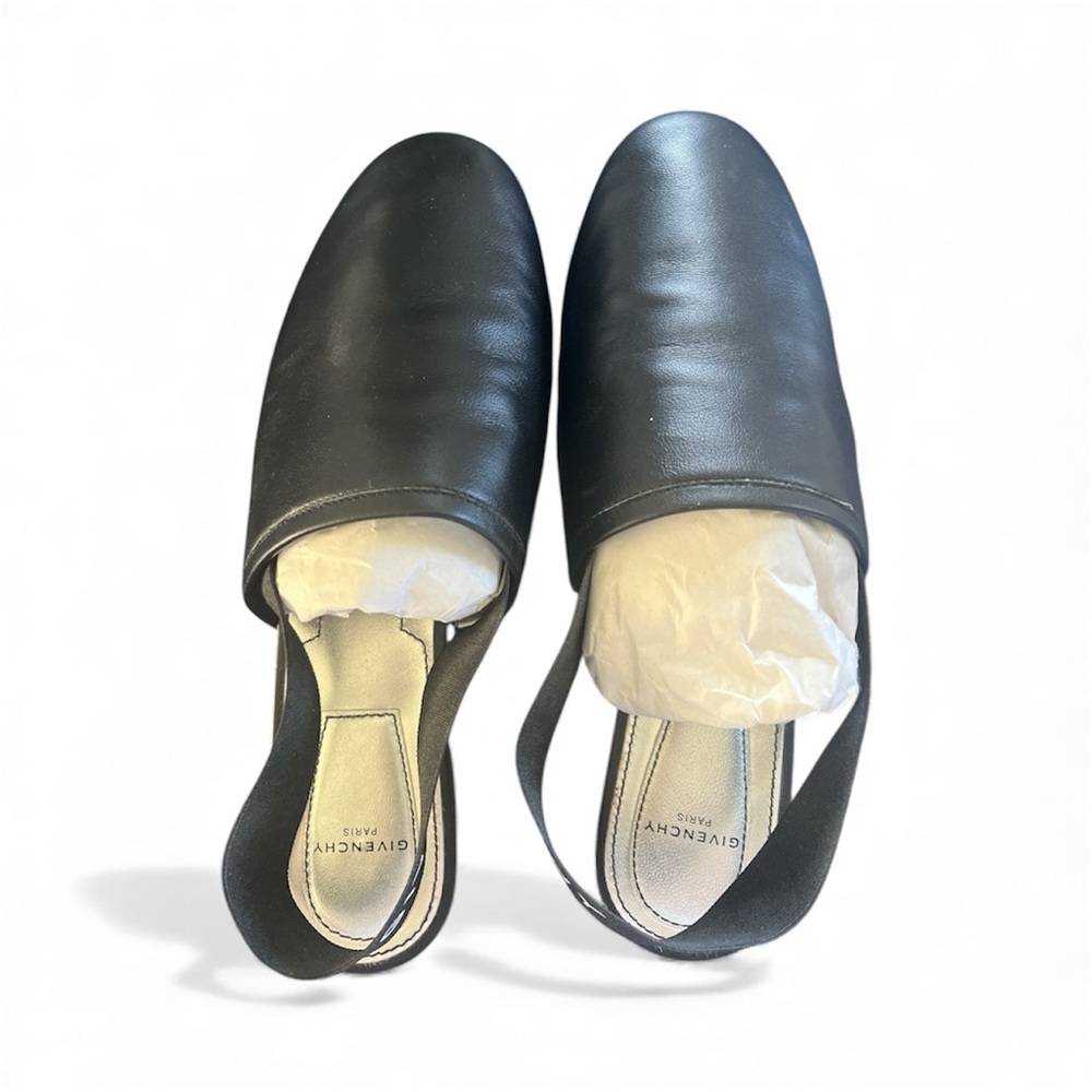 Givenchy Black Leather Loafers